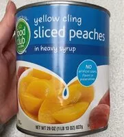 Mängden socker i Yellow Cling Sliced Peaches In Heavy Syrup
