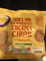 Mängden socker i Cheese and onion flavoured chickpea chips