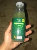 Mängden socker i Super water vitamins apple juice elderflower