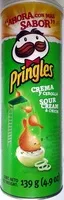 Aperitivo de patatas "Pringles" Sabor crema y cebolla