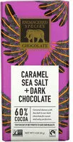 Mängden socker i 60% cocoa caramel sea salt + dark chocolate