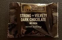 Mängden socker i Strong + velvety dark chocolate