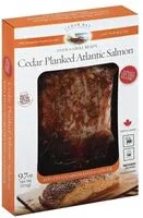 Mängden socker i Cedar planked atlantic salmon