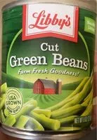 Mängden socker i Cut green beans