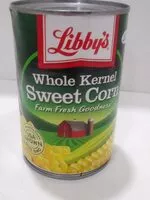 Mängden socker i Whole kernel sweet corn