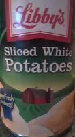 Mängden socker i Sliced white potatoes