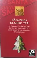 Mängden socker i Christmas Cassic Tea