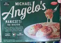 Mängden socker i Manicotti with Sauce
