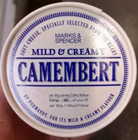 Mängden socker i Camembert mild & creamy