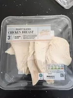 Mängden socker i Roast sliced chicken breast
