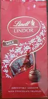 Mängden socker i Lindor milk