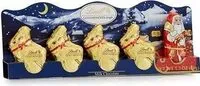 Mängden socker i Lindor milk chocolate holday figure santa claus
