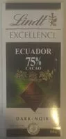 Mängden socker i Ecuador Dark Lindt Excellence