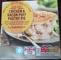 Mängden socker i chicken and bacon puff pastry pie