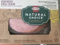 Mängden socker i Natural choice smoked ham