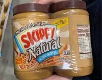 Mängden socker i Skippy natural creamy