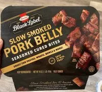 Mängden socker i Slow smoked pork belly seasoned cured bites