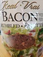 Mängden socker i real crumbled bacon
