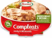 Mängden socker i Hormel chicken breast dressing