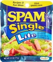 Mängden socker i Spam classic lite singles