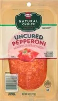 Mängden socker i Natural choice uncured pepperoni