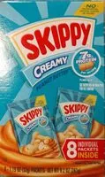 Mängden socker i Skippy Creamy Peanut Butter Packet