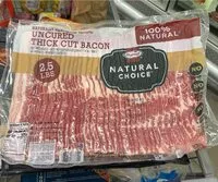 Mängden socker i Uncured thick cut bacon