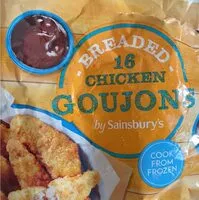 Mängden socker i Breaded 16 chicken goujons