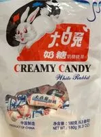 Mängden socker i White Rabbit Creamy Candy