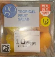 Mängden socker i Tropical Fruit Salad