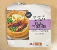 Mängden socker i Sausage filled yorkshire