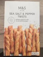 Mängden socker i Sea salt & pepper twists