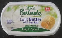 Mängden socker i Light butter with sea salt