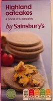 Mängden socker i Highland Oatcakes