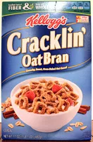 Mängden socker i Cracklin oat bran cereal