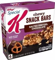 Mängden socker i Chewy snack bars