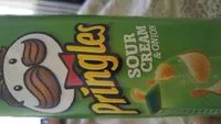Mängden socker i Pringles Sour Cream & Onion