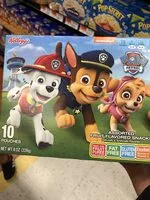 Mängden socker i Assorted fruit flavored snacks, fruit