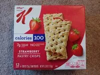 Mängden socker i Special K Pastry crisps, strawberry