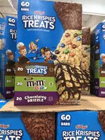 Mängden socker i Variety rice krispies treat