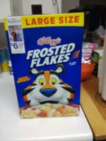 Mängden socker i Frosted flakes of corn cereal