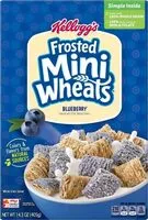 Mängden socker i Frosted mini wheats blueberry whole grain cereal
