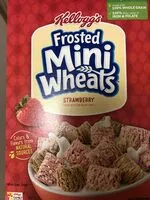 Mängden socker i Frosted mini wheals strawberry whole grain cereal