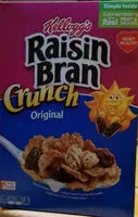 Mängden socker i Raisin bran crunch original breakfast cereal
