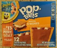 Mängden socker i Frosted s’mores pop tarts