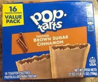Mängden socker i Frosted Brown Sugar Cinnamon Poptarts