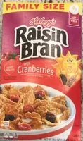 Mängden socker i Raisin Bran with cranberries