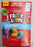 Mängden socker i Froot Loops Jumbo snack