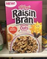 Mängden socker i Raisin Bran Toasted Oates & Honey
