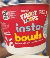 Mängden socker i Kellogs frootloop insta bowl